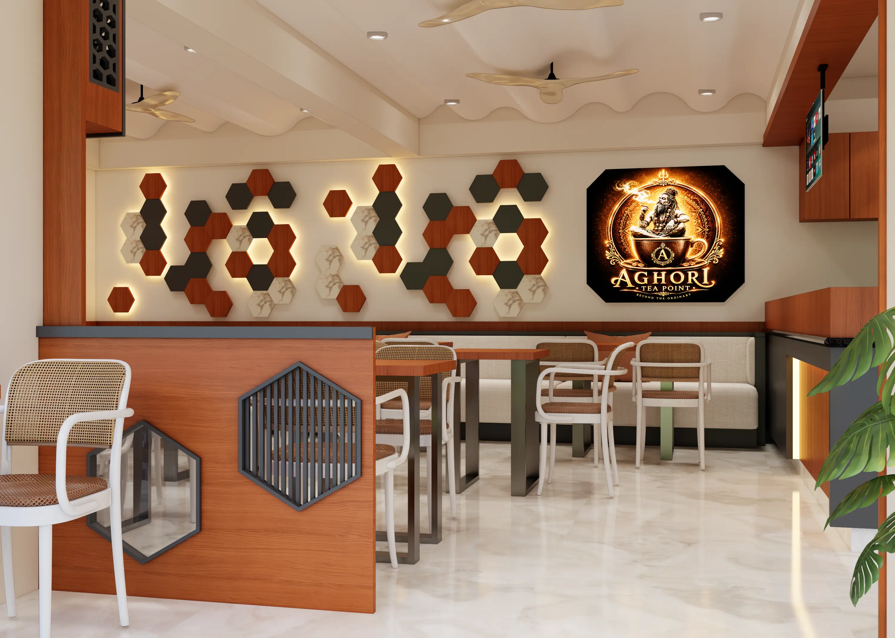 Luxury residential interior mood