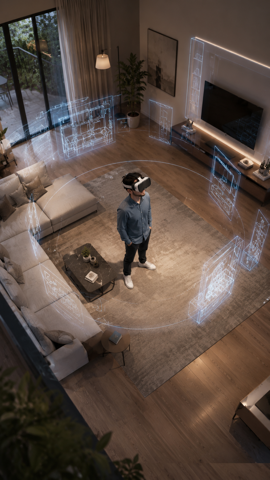 Luxury interior visual prepared for Velorix virtual reality preview